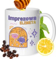 Kubek Dla Elżbiety Koleżanki Przyjaciółki Prezent Z Nadrukiem Biały 330Ml