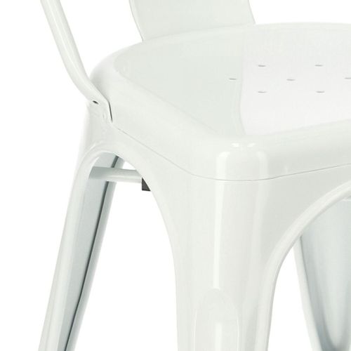 Krzesło Paris białe inspirowane Tolix na Arena.pl