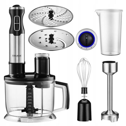 BLENDER RĘCZNY WIELOFUNKCYJNY TRYB TURBO MALAKSER ZESTAW 4w1 DUŻA MOC na Arena.pl