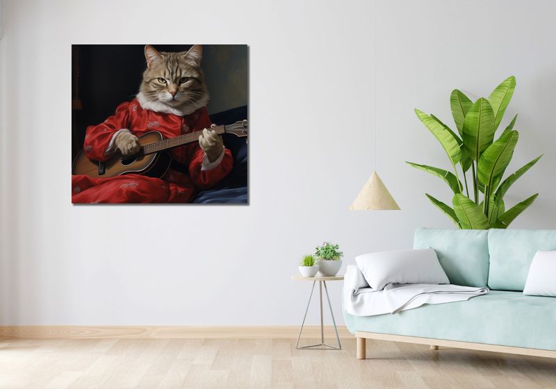 Obraz 100x90cm Melodia Kociej Łapy zdjęcie 2