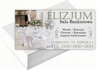 Wizytówki firmowe 100szt RÓŻNE WZORY do wyboru SALA BANKIETOWA