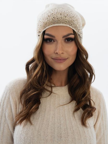 czapka ptn hat-01-7484 beige zdjęcie 2