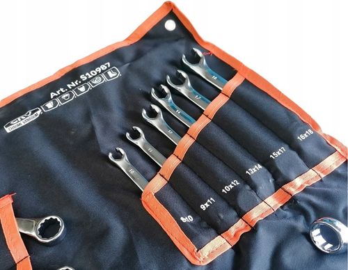 KLUCZE PŁASKO OCZKOWE 6-32 TORX ZESTAW NA PŁACHCIE PŁACHTA 47 ELEMENTY na Arena.pl