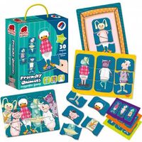 Gra Magnetyczna Edukacyjna Przyjazne Zwierzaki Dla Dzieci Rk2030-03