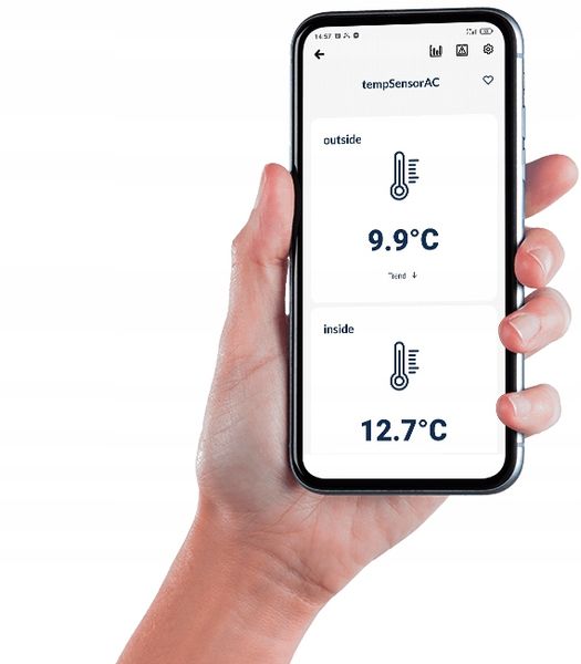 Czujnik temperatury Blebox tempSensorAC v2 wifi API zdjęcie 2