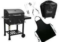 GRILL WĘGLOWY ŻELIWNY ACTIVA ANGULAR 4w1 GRATISY RUSZT ŻELIWNY DUŻY