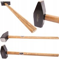 MŁOTEK MŁOT BUDOWLANY Z DREWNIANĄ RĄCZKĄ 5,5kg KRAFT&DELE KD253