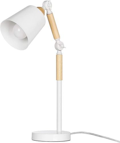 Lampa stołowa EDISHINE z drewna i metalu na Arena.pl