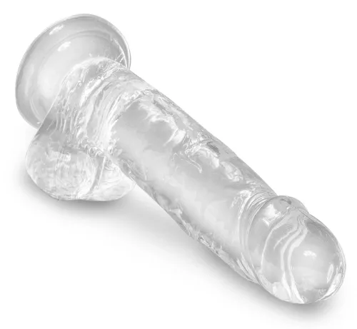 king cock clear model z przyssawką przezroczysty 18 cm tpe na Arena.pl
