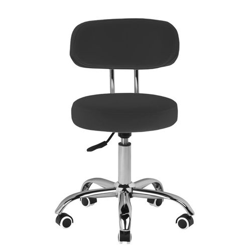 Taboret kosmetyczny do pedicure A-007 czarny na Arena.pl