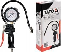 pistolet do pompowania kół z manometrem yato yt-23703