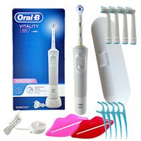 Szczoteczka Oral-B Vitality D100 White ZESTAW