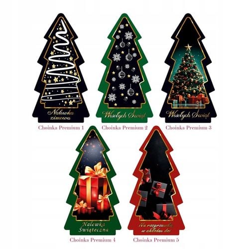 5x Butelki CHOINKA 500ml ZDOBIONA ŚWIĄTECZNA butelki na święta prezent na Arena.pl