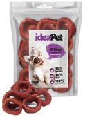Pyszny, mięsny i zdrowy przysmak dla psa IdeaPet Ringi z kaczką i rybą 500g