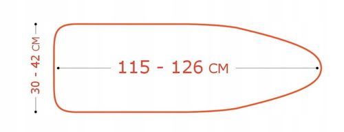 Pokrowiec na deskę do prasowania z motylami podkładem PREMIUM BAWEŁNA 100% na Arena.pl