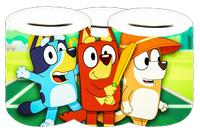 Skarbonka Ceramiczna Bluey i Przyjaciele - Blue i Bingo