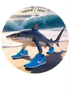 Wydruk cukrowy na tort A4 Tralalero Tralala + napis gratis