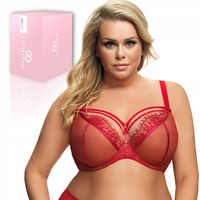 GORSENIA Biustonosz Paradise 496 czerwony 100F