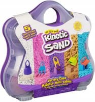 Spin Master piasek kinetyczny Kinetic Sand zestaw 5 kolorów duża walizka