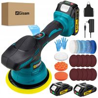 Polerka samochodowa 8Gear akumulatorowa maszyna polerska 2bateria 20