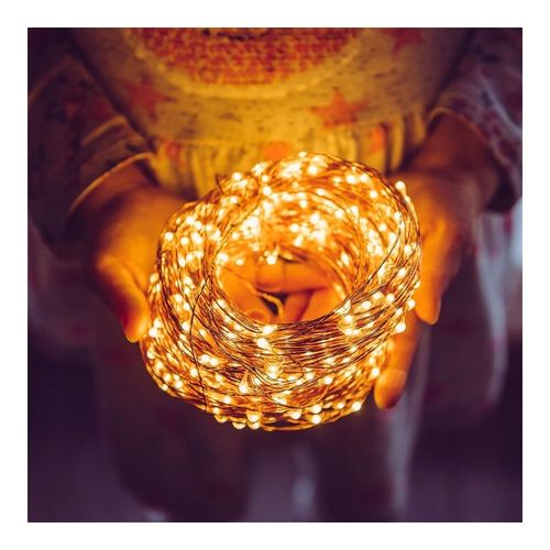 światełka lampki na żyłce wewnętrzne 100 led ciepłe białe lamp24cb na Arena.pl