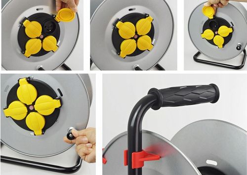 POLSKI PRZEDŁUŻACZ BĘBNOWY NA BĘBNIE ZWIJAK METALOWY 50M 3x2,5 H05VV-F OWY na Arena.pl