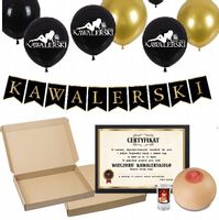 KAWALERSKI prezent cycek dyplom CERTYFIKAT