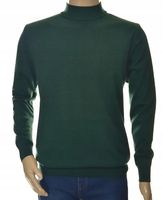 Sweter męski z półgolfem ze stójką półgolf bawełniany pod marynarkę XL