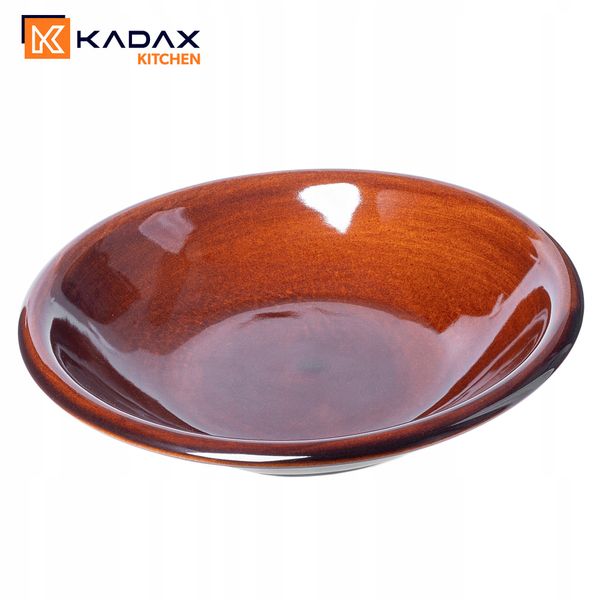 Kadax Talerz Obiadowy Głęboki Kamionka 23cm 4szt zdjęcie 10