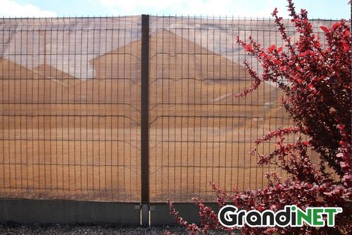 Siatka Osłonowa 1,5x15m 80% Brązowa Przed Wiatrem Sąsiadami Na Panele Płot na Arena.pl