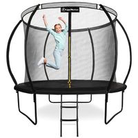Trampolina HyperMotion 305 cm z siatką wewnętrzną i drabinką dla dzieci