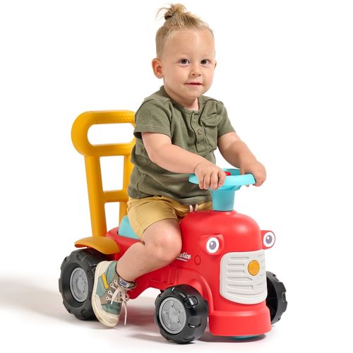 FALK Maurice Traktorek Jeździk Czerwony Pchacz Odpychacz Schowek od 1 roku na Arena.pl