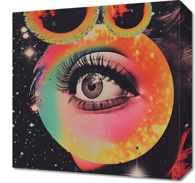 Obraz 40x40cm Oko w Kosmosie zdjęcie 1