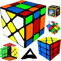KOSTKA FISHER QYToys TRUDNIEJSZA WERSJA 3x3 + PODSTAWKA PREZENT WAKACJE