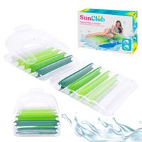 Materac Dmuchany Fotel Składany do Wody Sunclub Zielony 180cm 2w1