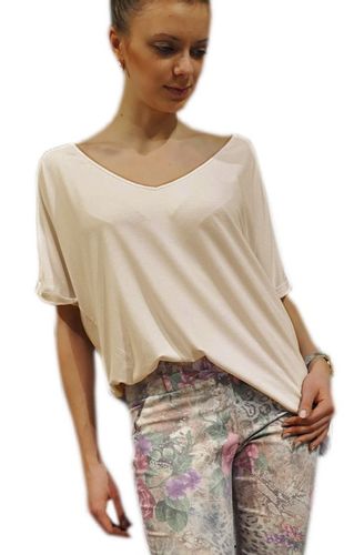 MIKOS*NOWOSĆ BLUZKA OVERSIZE, KIMONO Z DEKOLTEM SM na Arena.pl