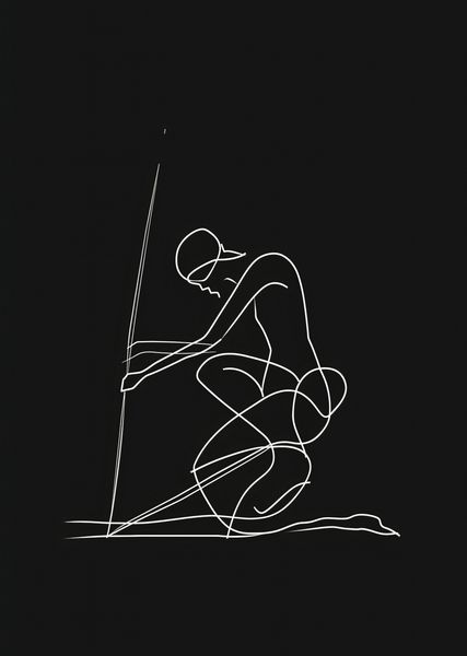 Plakat 64x90cm Linia zdjęcie 1