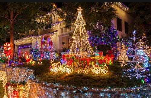 HIT! OZDOBA ŚWIĄTECZNA DZWONKI ZIMNY BIAŁY NEON na Arena.pl