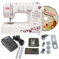 MASZYNA DO SZYCIA Janome JUNO E1015 Domowa 15 Ściegów E 1015 ZESTAW Igły
