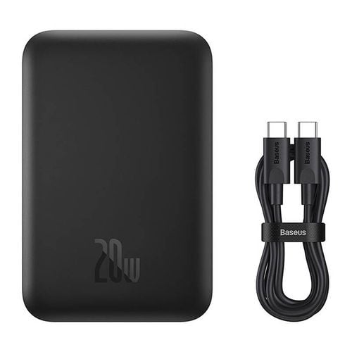 mini bezprzewodowy powerbank baseus 20w (czarny) na Arena.pl