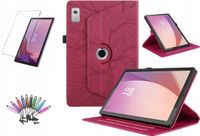 ETUI SKÓRZANE DO LENOVO TAB M9 9" TB310XU TB310FU 2023r. + SZKŁO + RYSIK