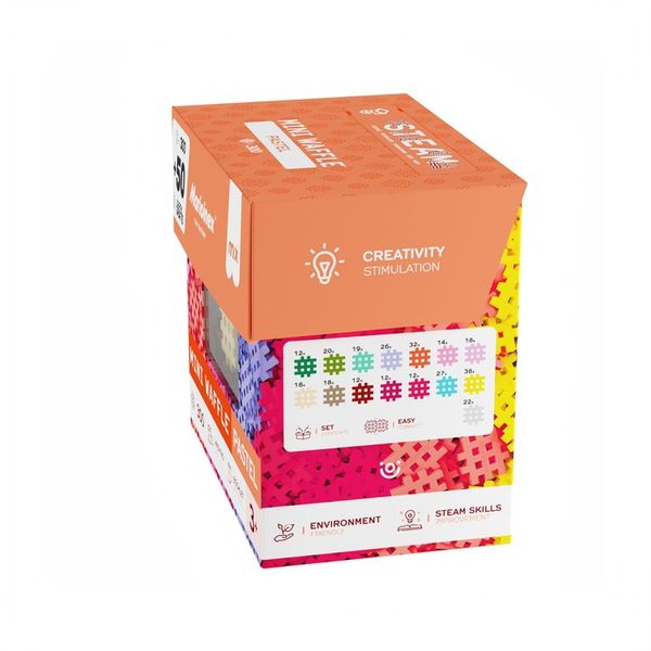 Klocki Marioinex Mini Waffle Pastel 300 elementów + 50 zdjęcie 1