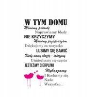 Napisy cytaty NAKLEJKI na ścianę samoprzylepne