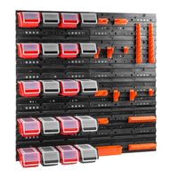 Tablica warsztatowa narzędziowa 80 x 80 cm + 20 kuwet