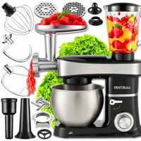 ROBOT PLANETARNY KUCHENNY MIKSER Z MISĄ BLENDER SZKLANY I MASZYNKA DO