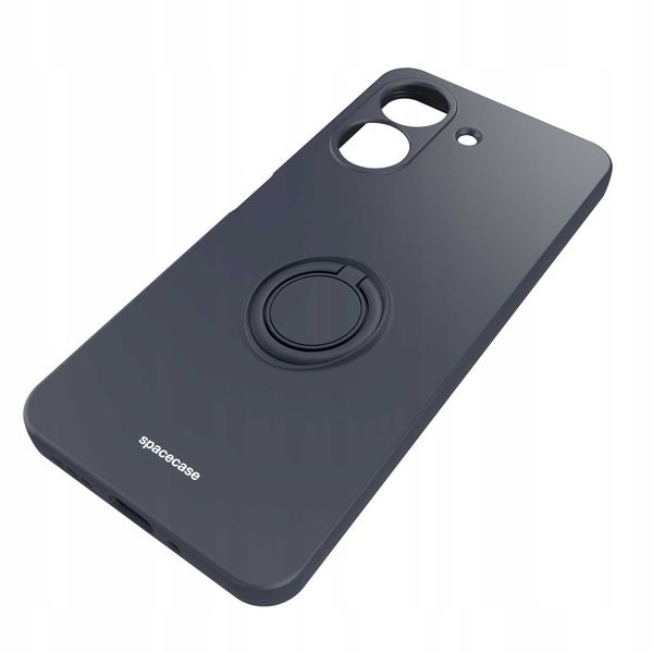 Spacecase Silicone Ring Redmi 13C 4G / Poco C65 Black zdjęcie 5