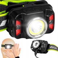 LATARKA CZOŁOWA CZOŁÓWKA LAMPA LED AKUMULATOR CZUJNIK IP66 USB C PRO