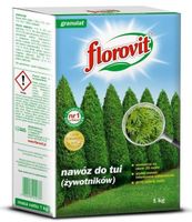 nawóz do tui długodziałający 100 dni mineralny granulat 1kg karton florovit