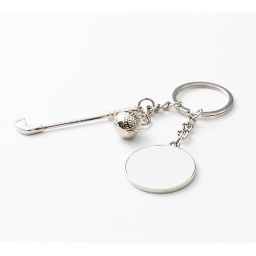 Brelok metalowy z piłeczką i kijem do golfa do sublimacji na Arena.pl