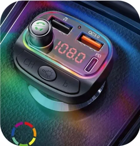 TRANSMITER FM BLUETOOTH SZYBKA ŁADOWARKA MP3 2XUSB na Arena.pl